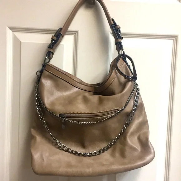 NWOT Taupe Bucket Bag (Vegan) - Picture 14 of 15